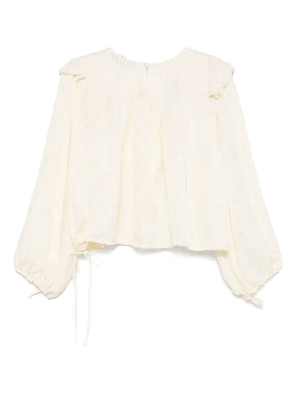 Drawstring-Waist Blouse