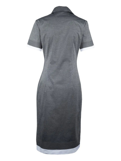 Logo-Intarsia Shirtdress