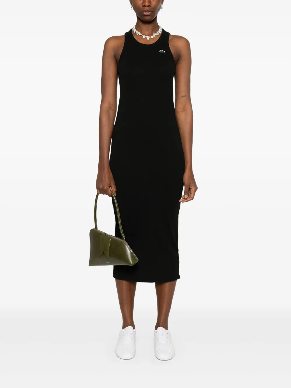 Sleeveless Organic Cotton Midi Dress