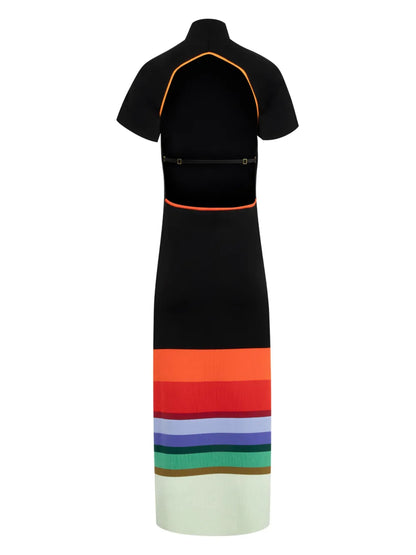 Mock-Neck Dress