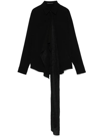Drape-Panel Shirt