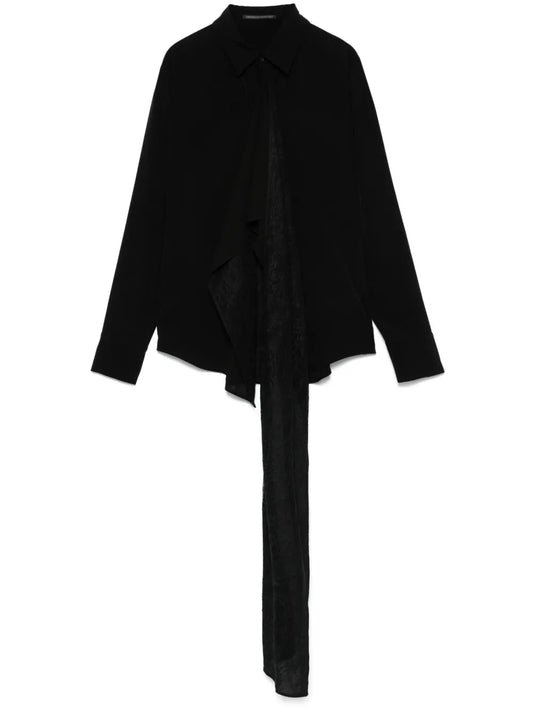 Drape-Panel Shirt