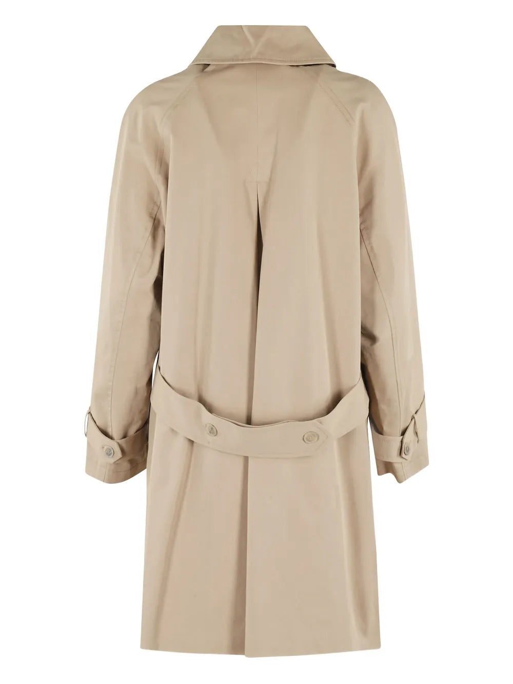 Straight-Hem Trenchcoat
