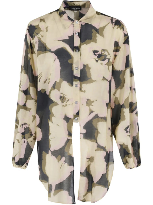 Floral-Print Shirt