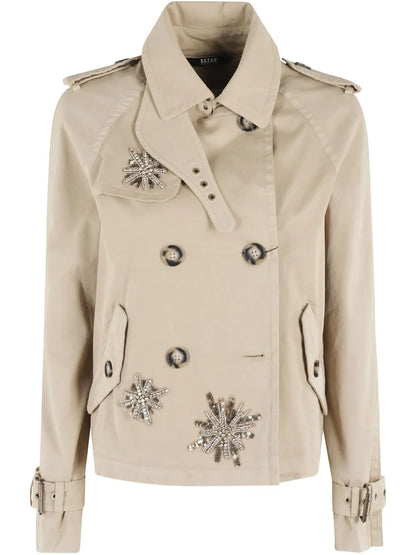 Rhinestone-Embellished Jacket