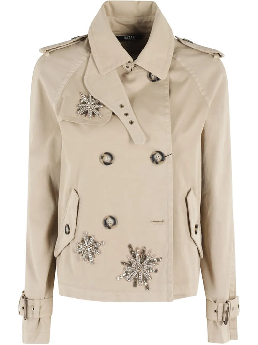 Rhinestone-Embellished Jacket
