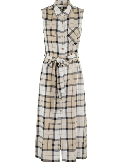 Checked Shirt Dress