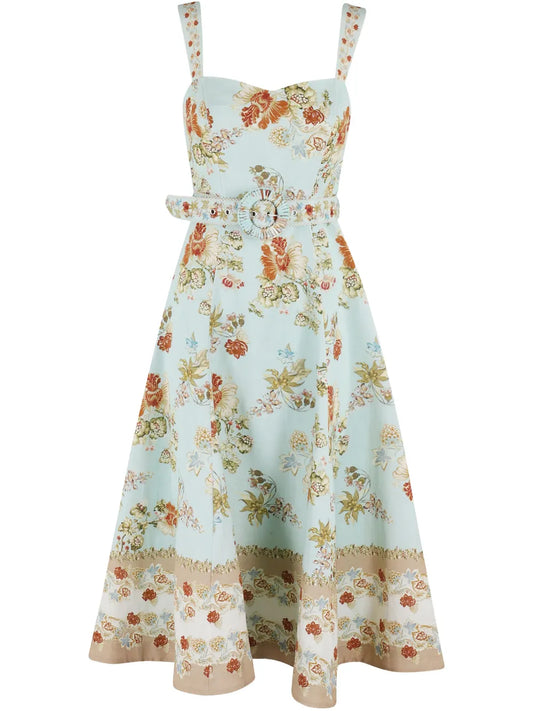 Belted Midi Dress