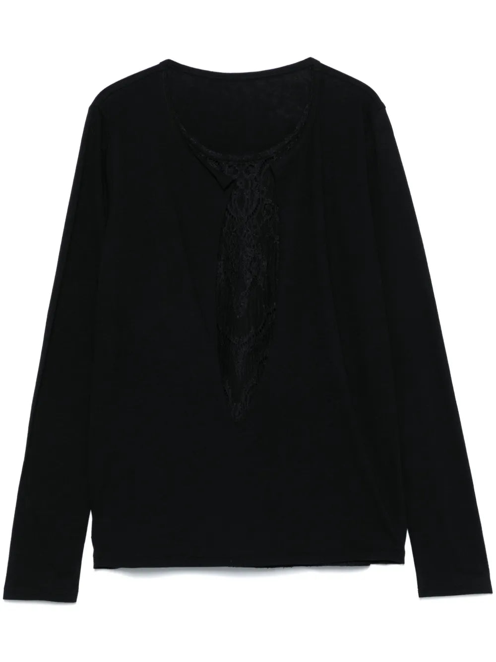 Lace-Detail T-Shirt