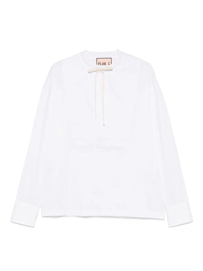 Drawstring-Neck Top