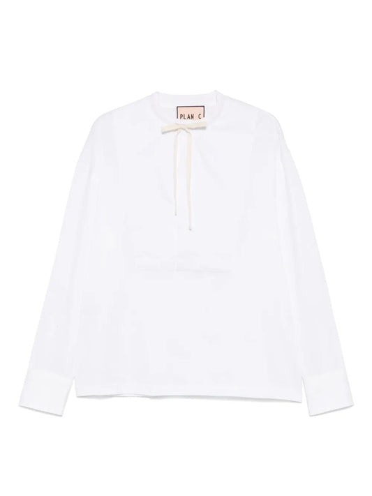 Drawstring-Neck Top
