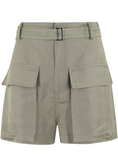 Belted Waist Shorts