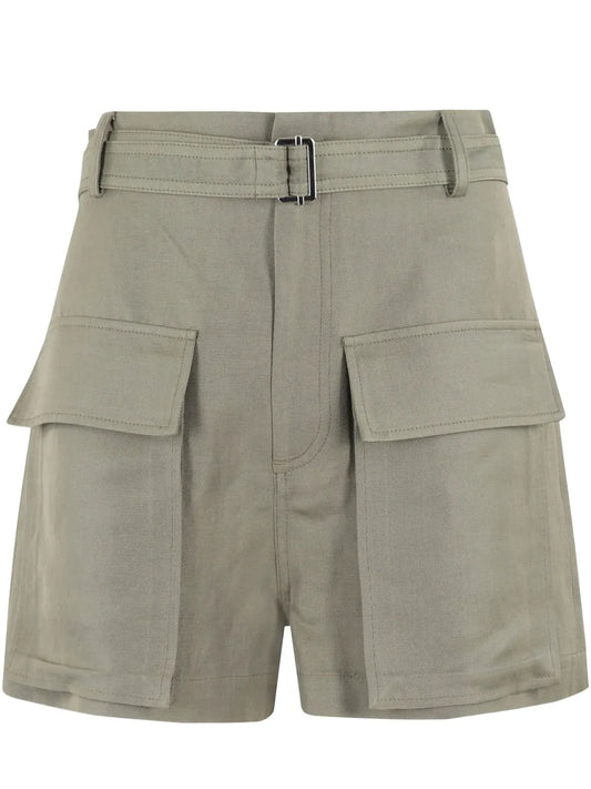Belted Waist Shorts