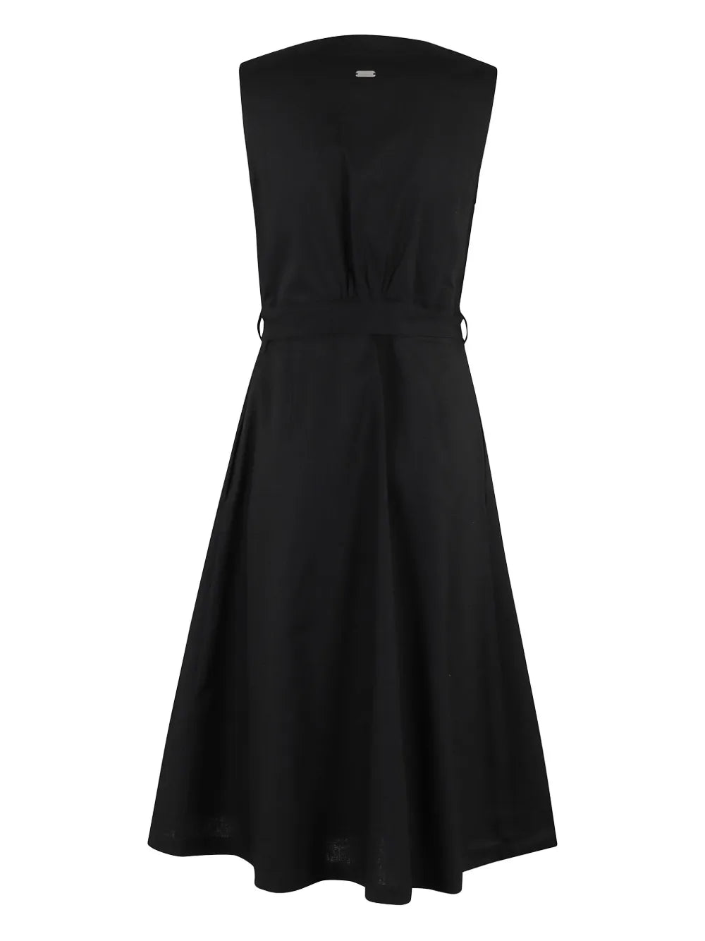 Sleeveless Shirt Dress