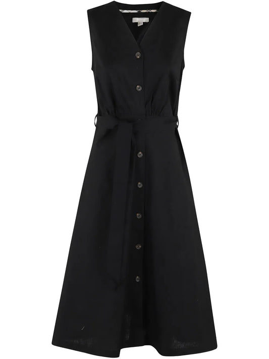 Sleeveless Shirt Dress