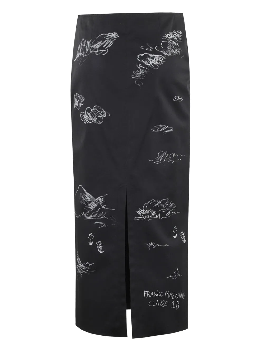 Sketch-Print Skirt