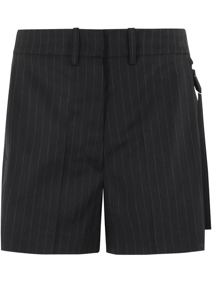 Pinstriped Shorts
