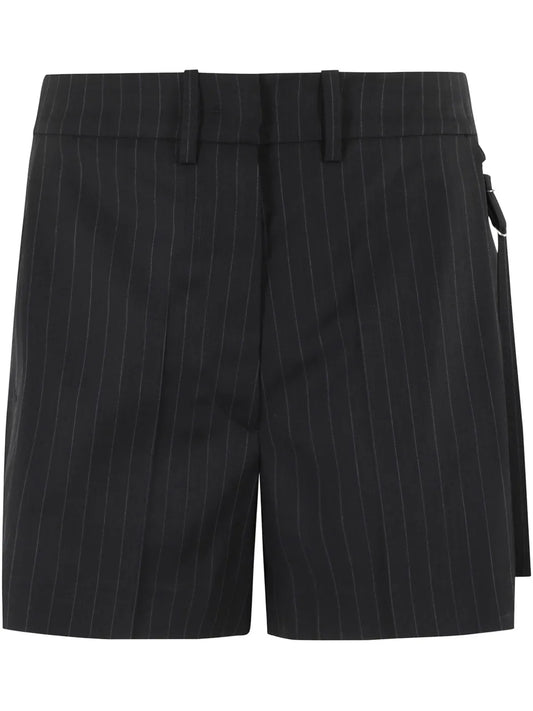 Pinstriped Shorts
