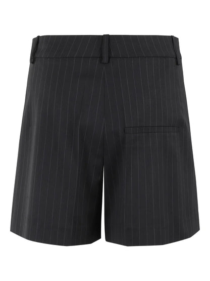 Pinstriped Shorts