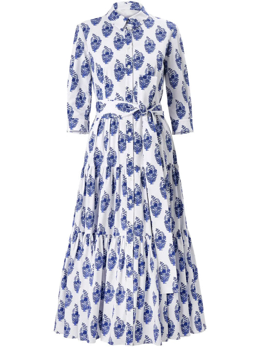 Floral-Print Shirt Dress