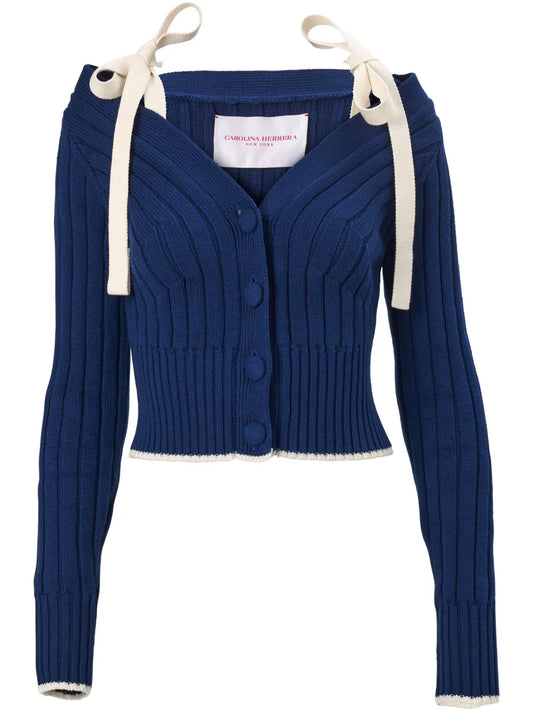 Off-Shoulder Cardigan