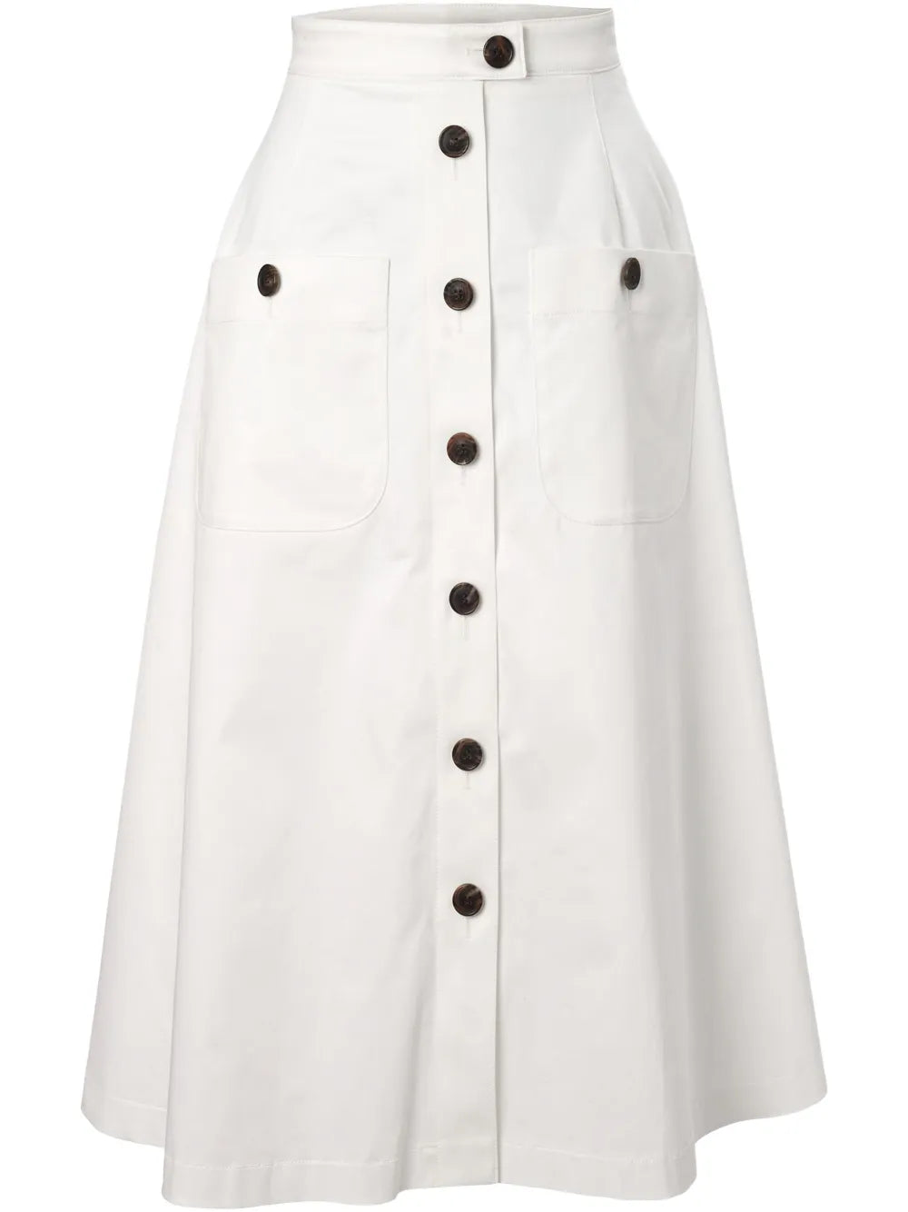 Poplin Midi Skirt