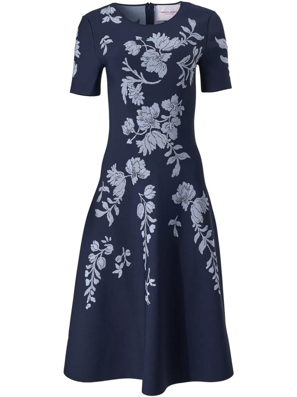 Floral Jacquard Dress