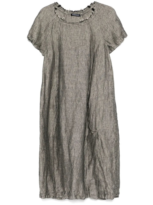 Twill Midi Dress
