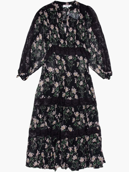 Tiered Midi Dress
