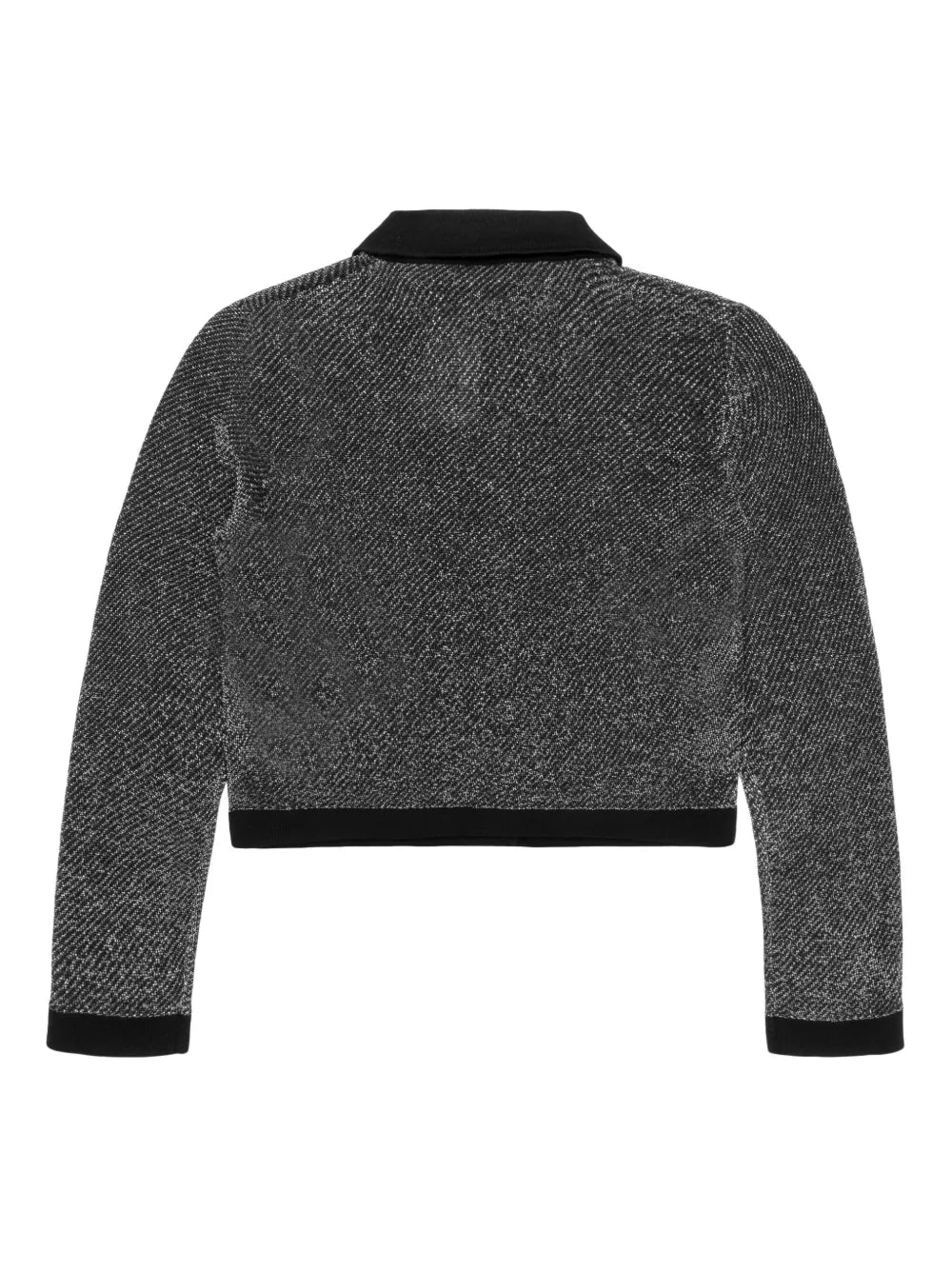 Lurex Polo Cardigan