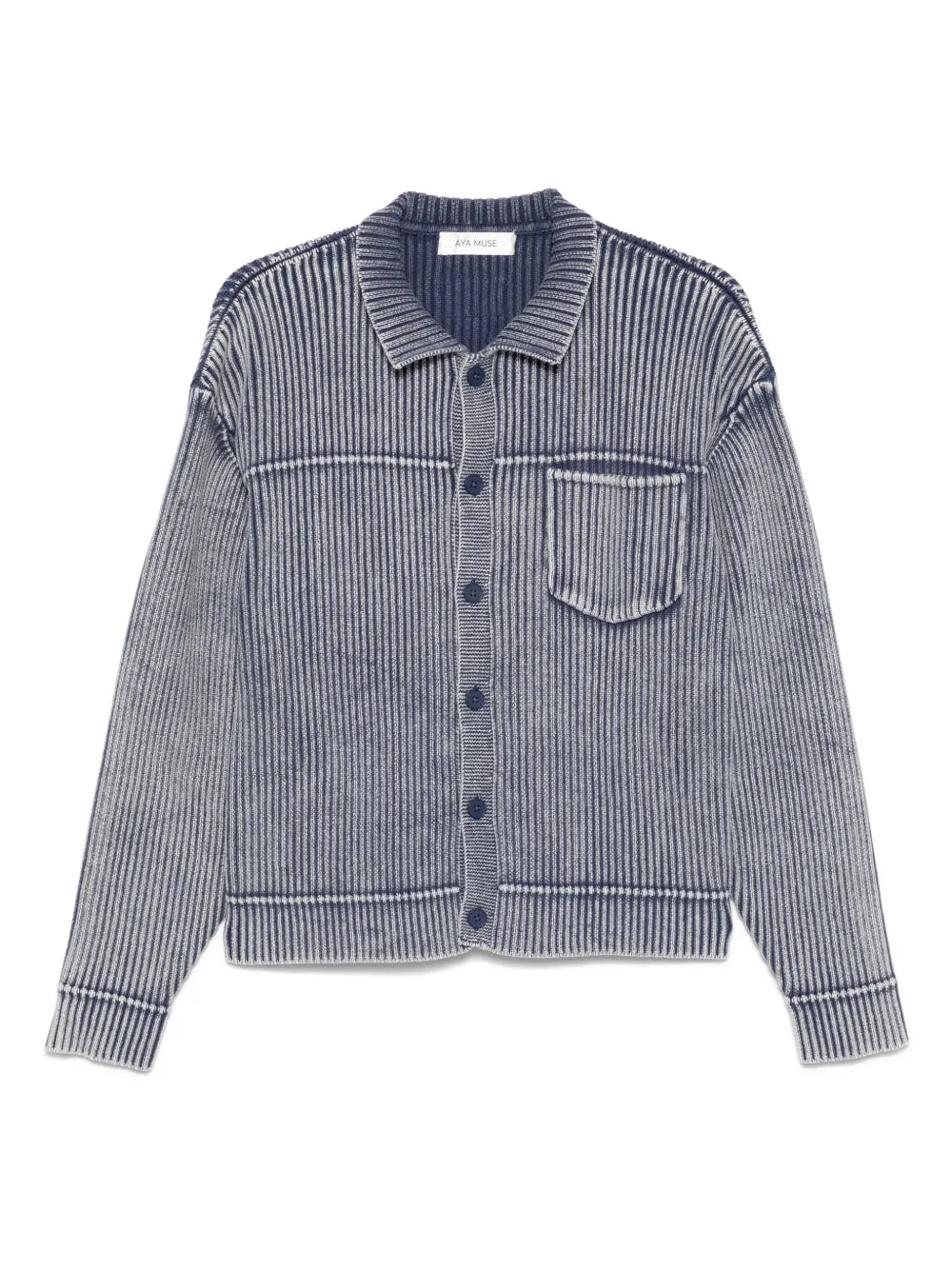 Ribbed-Knit Cardigan