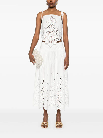 Cotton Embroidered Top