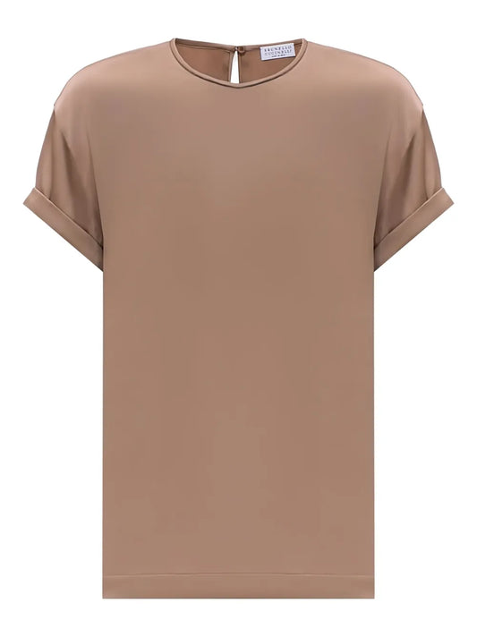 Silk-Blend Blouse