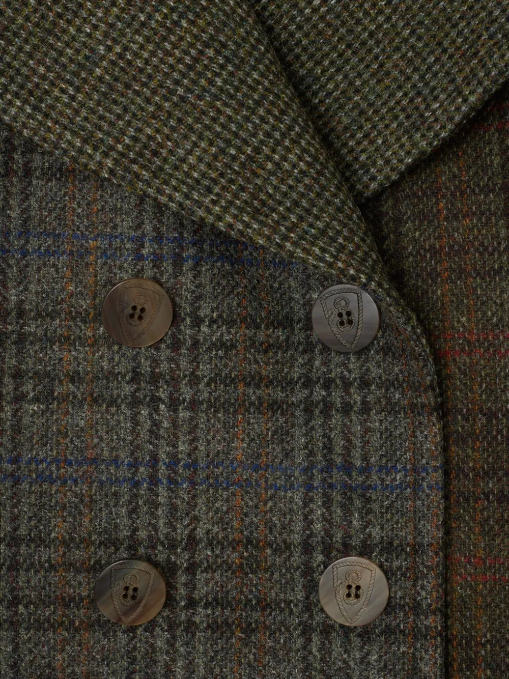 Checked Patchwork Coat