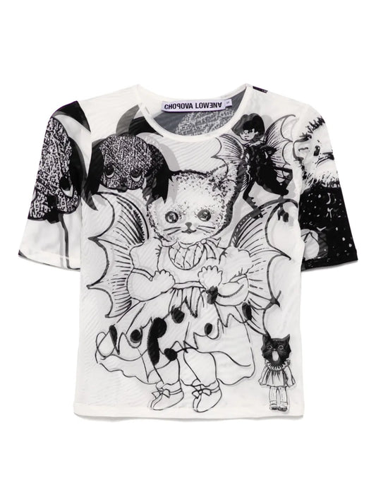 Cat Consort Short-Sleeved Top
