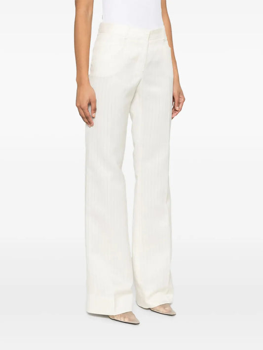 Pinstriped Tailored Trousers