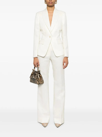 Pinstriped Tailored Trousers
