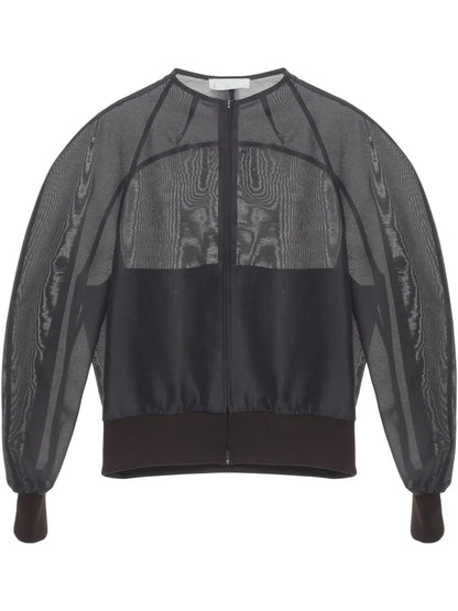 Mock-Neck Zip-Up Jacket