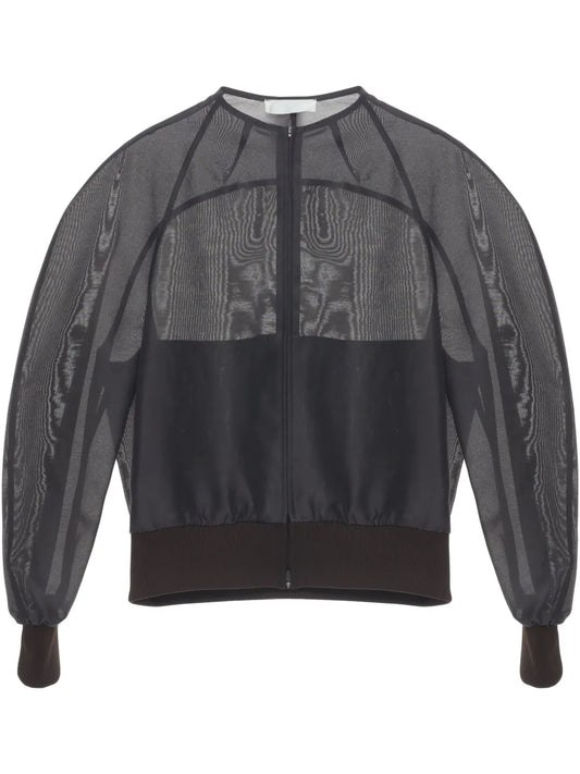 Mock-Neck Zip-Up Jacket