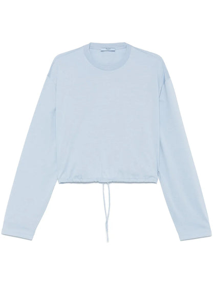 Drawstring-Hem T-Shirt