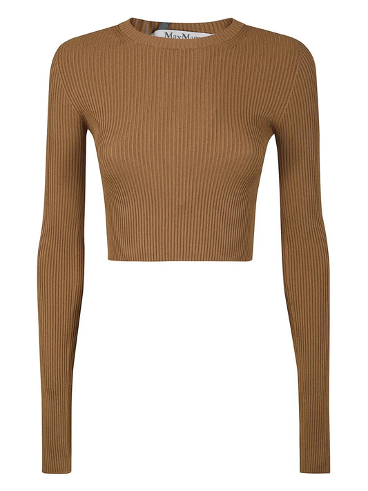 Ribbed Long-Sleeve Top