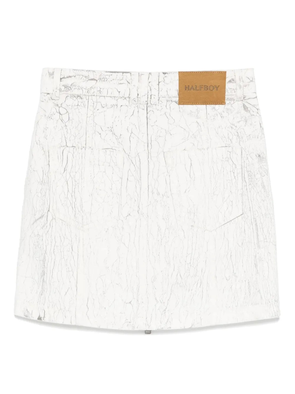 Zipped Mini Skirt