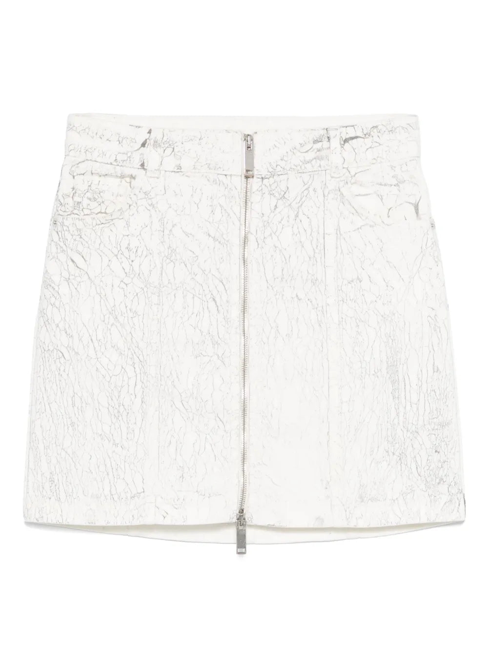 Zipped Mini Skirt