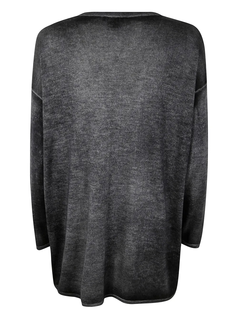 Drop-Shoulder Knit Sweater