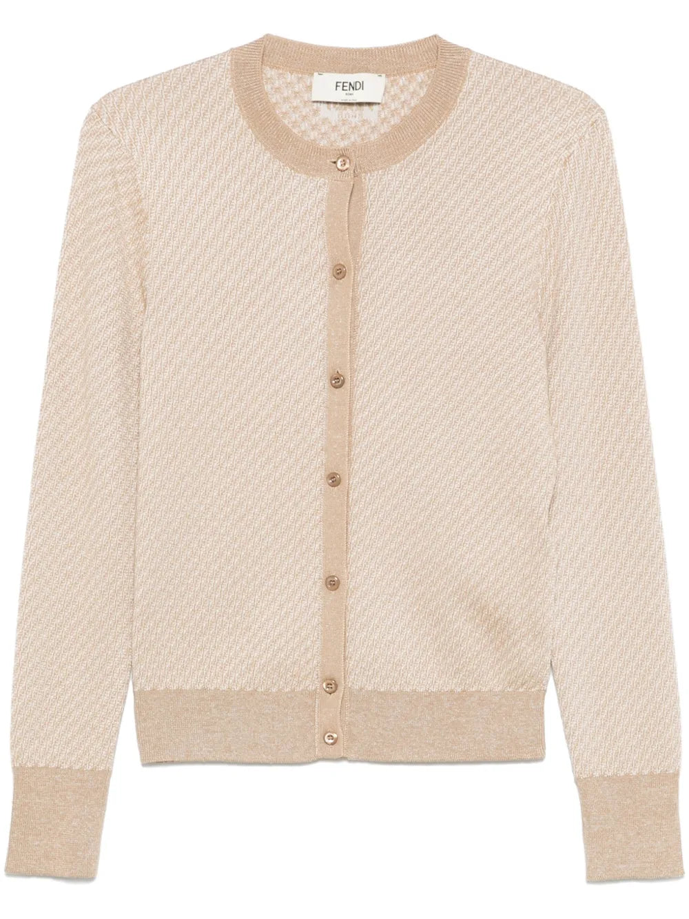 Ff-Jacquard Cardigan