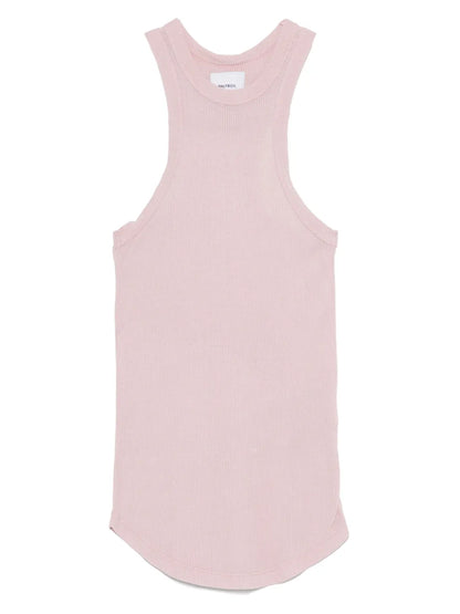 Fine-Ribbed Tank Top