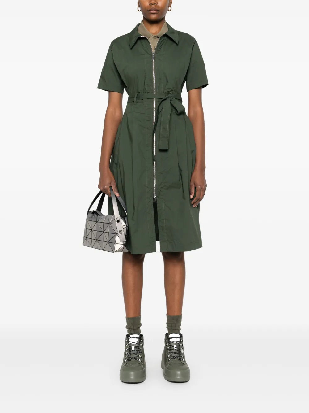 Poplin Midi Dress