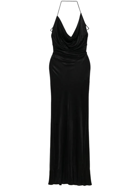 Cowl-Effect Gown