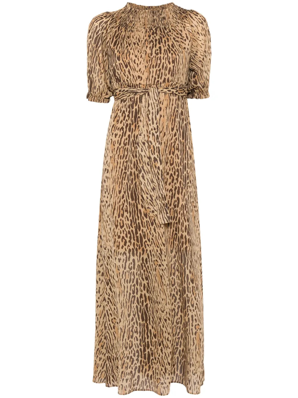 Leopard-Print Maxi Dress