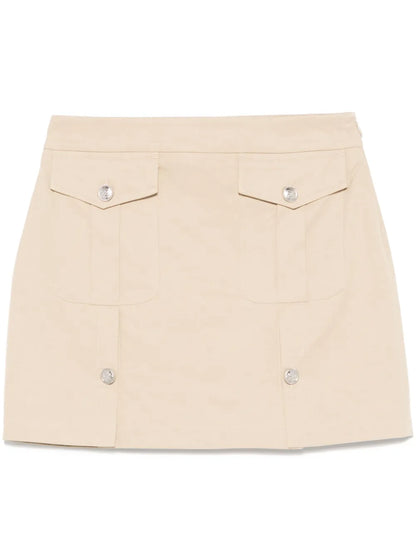 Adjustable-Slits Mini Skirt